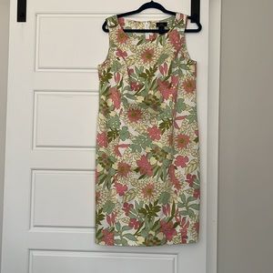 Brooks Brothers Floral Sleeveless Dress